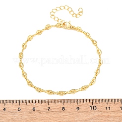 Messing-Gliederkettenarmbänder für Frauen&nbsp;BJEW-C140-23G