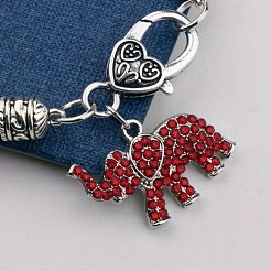 Elefanten-Charm-Armbänder aus Legierung&nbsp;FS-WG8FE67-01