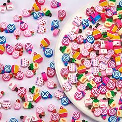 320pcs 8 Arten handgemachte Polymer-Ton-Perlen&nbsp;CLAY-SZ0001-81