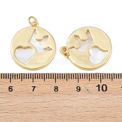 Natürlichen Muschel Anhänger&nbsp;KK-L251-44G-A03
