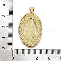 Pendenti conchiglia in ottone con micro pavè di zirconi&nbsp;KK-D328-24G-B