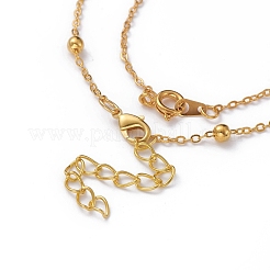 Kit de colliers avec perles de verre galvanisé&nbsp;NJEW-JN02626-01