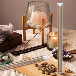 Récipients à billes en plastique transparents avec couvercles&nbsp;CON-WH0092-81A
