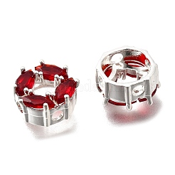 Perles de zircone cubique micro pave en Laiton&nbsp;KK-F913-02S