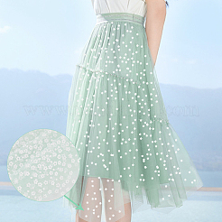 Blumen-Polyester-Mesh-Tüll-Stoff&nbsp;DIY-WH0410-85
