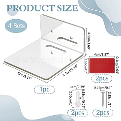 Espositore organizer in acrilico&nbsp;ODIS-WH0061-61B