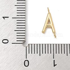 Breloques de connecteur de lettre en acier inoxydable 304&nbsp;STAS-M108-01G-01