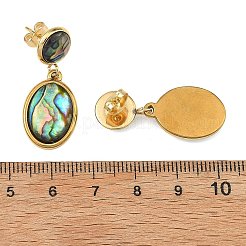 Boucles d'oreilles pendantes en acier inoxydable 304 pour femmes&nbsp;EJEW-JE07350-01
