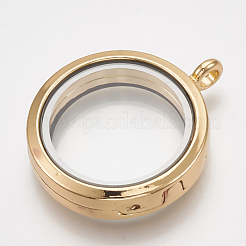 Legierung magnetische Medaillon Anhänger&nbsp;PALLOY-T052-22G