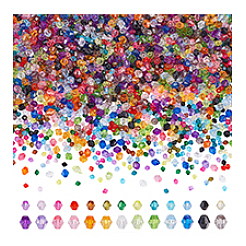 8450pcs 2 Arten transparente Acrylperlen&nbsp;TACR-PH0001-84