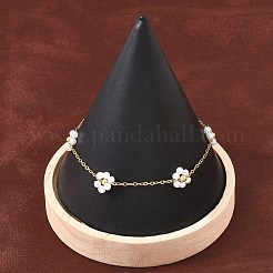 Gliederarmbänder aus Acrylperlen&nbsp;SA-D001-01G
