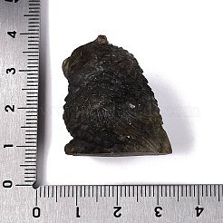 Eulenfigur aus natürlichem Labradorit&nbsp;G-Q615-03A