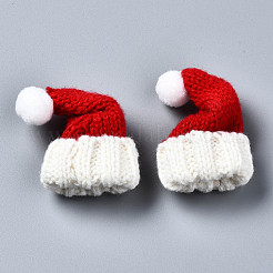 Polyester Weihnachtsstrickmütze Ornament Zubehör&nbsp;FIND-S324-004