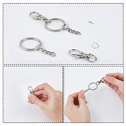 DIY-Schlüsselanhänger aus Eisen&nbsp;DIY-PH0027-70P