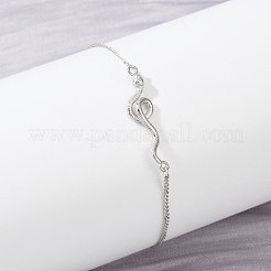925 Sterling Silber Link Armbänder&nbsp;BJEW-D320-01P