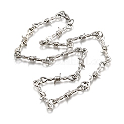 Stacheldrahtketten aus Aluminium&nbsp;NJEW-R254-01B-P