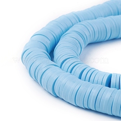 Perle piatte tonde polimero a mano di argilla&nbsp;CLAY-R067-8.0mm-36