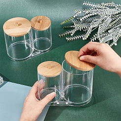 2 Stück Kunststoff mit Holzbehältern&nbsp;CON-NB0001-76