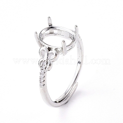 Verstellbare Messingfingerring-Komponenten&nbsp;KK-L193-08P