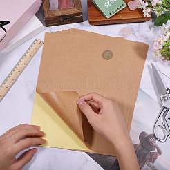 Autocollants en papier kraft et PVC&nbsp;DIY-WH0899-410B