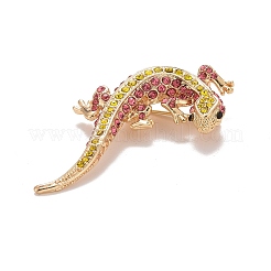 Strass-Eidechse-Abzeichen&nbsp;X1-JEWB-E013-03G-02