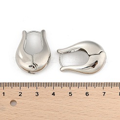 Orecchini a cerchio in ottone per le donne&nbsp;LS-EJEW-U041-05P