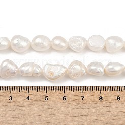 Fili di perle di perle d'acqua dolce coltivate naturali&nbsp;PEAR-P064-20L-03A