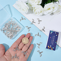 40 pièce de composants de lustre en alliage de style tibétain&nbsp;FIND-SC0023-76