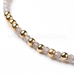 Bracelets de perles de nylon tressés réglables&nbsp;BJEW-JB05764