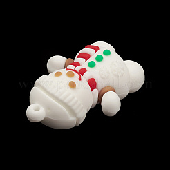 Gros pendentifs de style noël en plastique pvc&nbsp;PVC-O001-02G