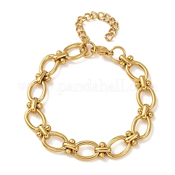 Bracelets à maillons ovales en acier inoxydable 304 pour femmes&nbsp;BJEW-F536-10G