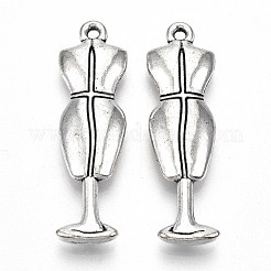 Pendente in lega stile tibetano&nbsp;TIBE-S323-080AS-RS