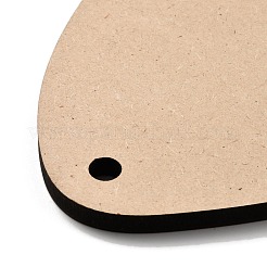 Décorations de pendentifs en bois non finis&nbsp;DIY-XCP0003-73