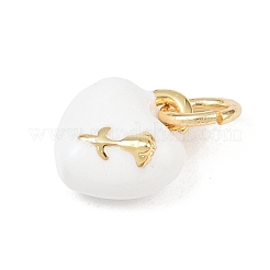Messing Emaille Anhänger / charms&nbsp;KK-P339-25G-01