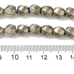 Fili di perline di ematite magnetica sintetica elettrolitica&nbsp;G-I364-J01-02