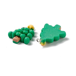 Pendentifs en résine opaque sur le thème de noël&nbsp;X-FIND-E025-15