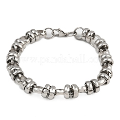 Bracelets à maillons en acier inoxydable 304 punk pour hommes et femmes&nbsp;BJEW-S181-03P