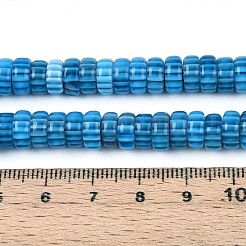 Handgemachte Glasperlen Millefiori-Stränge&nbsp;LAMP-T021-27B-05