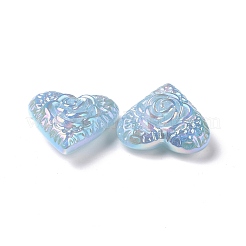 Perline acriliche con placcatura iridescente arcobaleno&nbsp;OACR-A010-04A