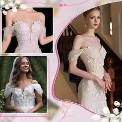 Polyesterärmel für Damen&nbsp;AJEW-WH0696-307