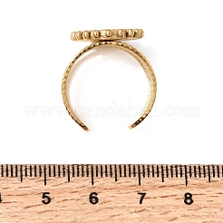 Offene Manschettenringe aus emailliertem Edelstahl 304&nbsp;RJEW-Z139-01G