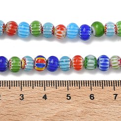 Handgemachte Glasperlen Millefiori&nbsp;LAMP-D006-01