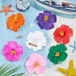 9 Stück Haaraccessoire aus EVA-Alligatorleder mit Blumenmuster in 9 Farben&nbsp;PHAR-PH0001-25