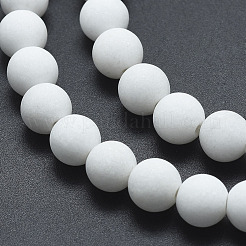 Natur Mashan Jade Perlen Stränge&nbsp;G-K245-01J-8mm