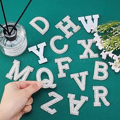 Computergesteuerte Stickerei Stoff zum Aufbügeln / Aufnähen von Patches&nbsp;DIY-WH0224-33