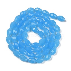Chapelets de perles en verre d'imitation jade électrolytique&nbsp;EGLA-N013-J10mm-D05