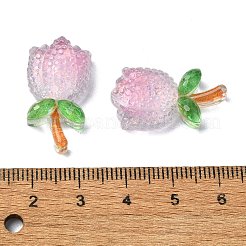 Cabochon decoden in resina epossidica trasparente&nbsp;CRES-I030-19B