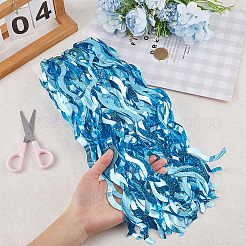 Rideaux à franges en feuille de plastique&nbsp;DIY-WH20011-33D