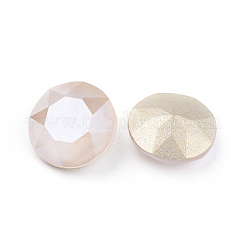 Spitze zurück & zurück plated Glas Strass Cabochons&nbsp;RGLA-J012-10mm-103MK