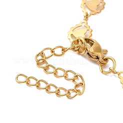 Bracciale a catena in acciaio inossidabile 304 per donna&nbsp;BJEW-I313-06